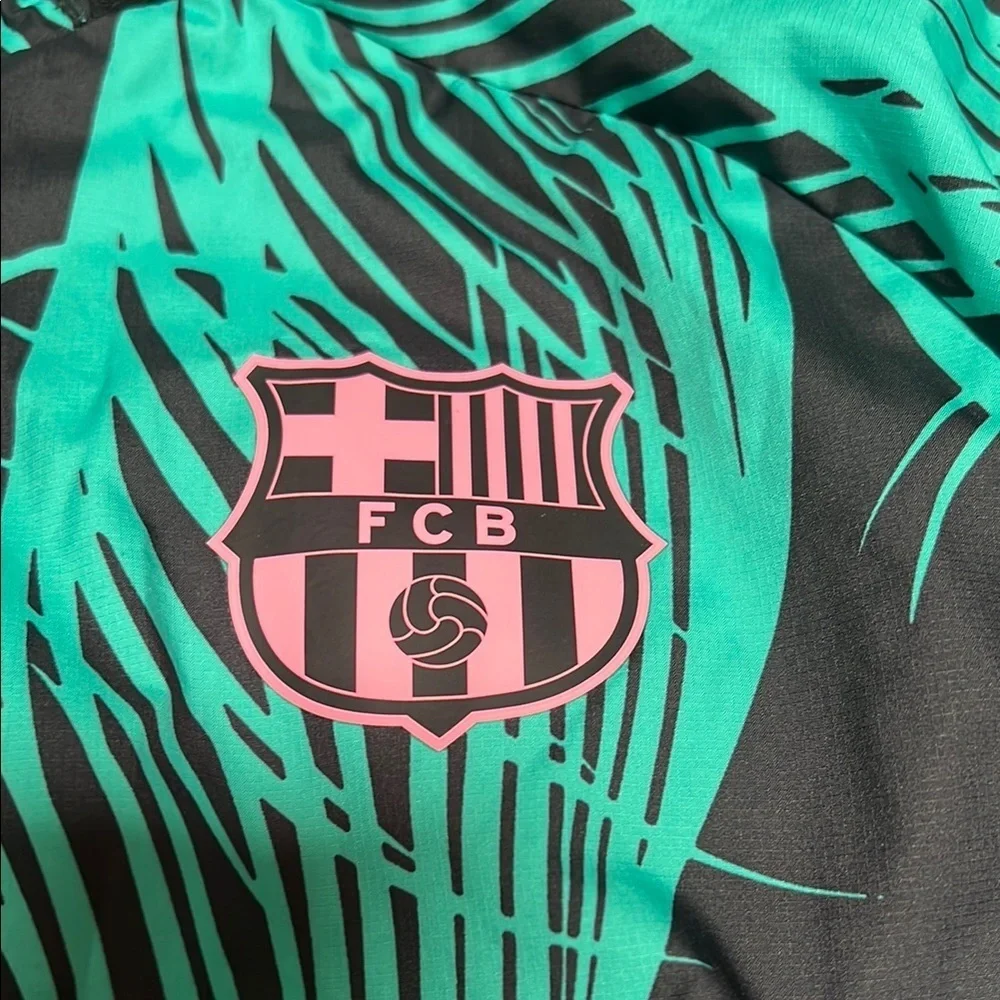 Like New Nike Barcelona FCB Tropical Print Jacket